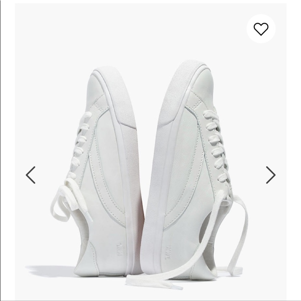Madewell Sidewalk Low Top Leather Sneaker Size 7.5